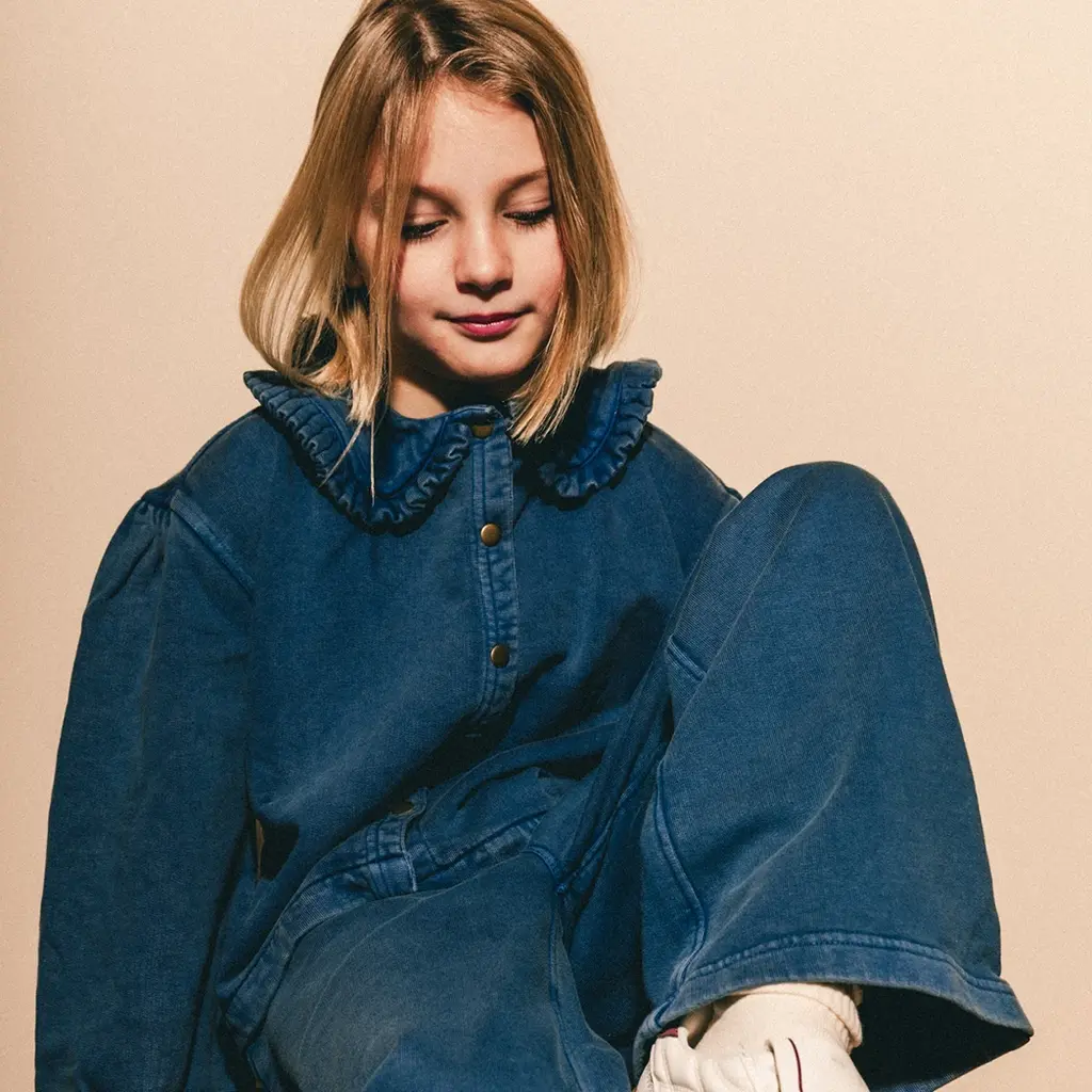 Blouse Mea (blue denim)