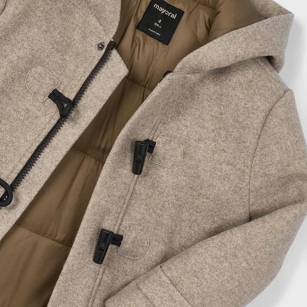 Winterjas trench (bright bei)