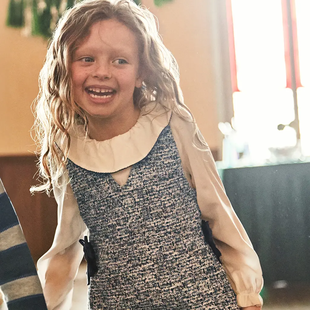 Jurk pinafore (ocean)