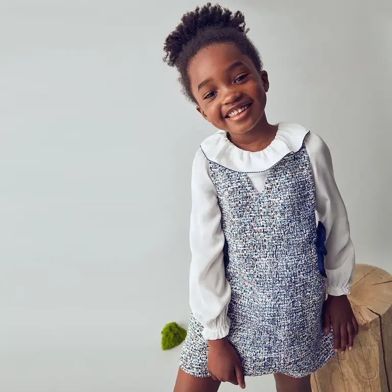 Jurk pinafore (ocean)