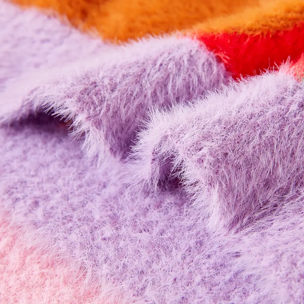 Zachte trui Fauve (multi)