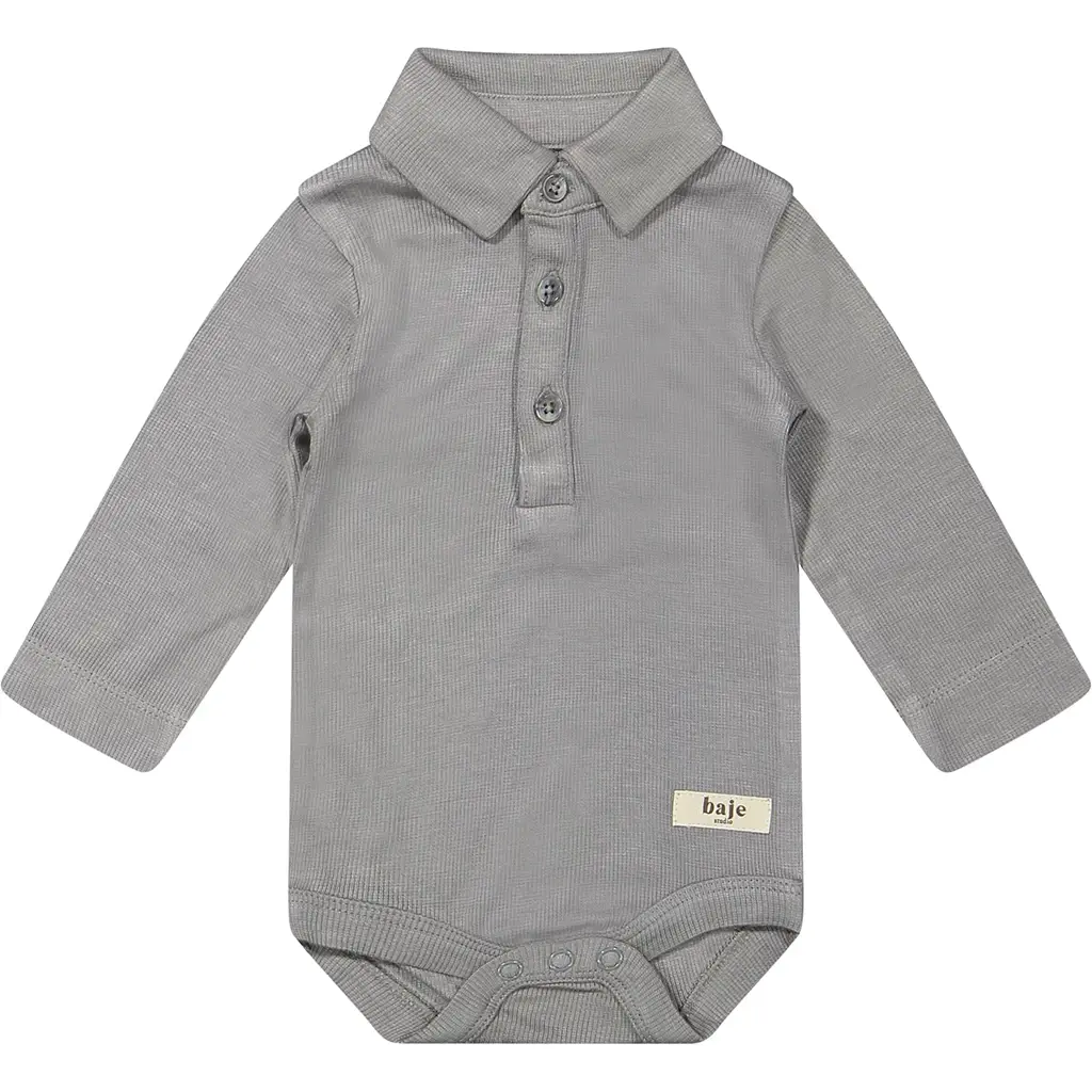 Rompertje polo Davos (grey steel)