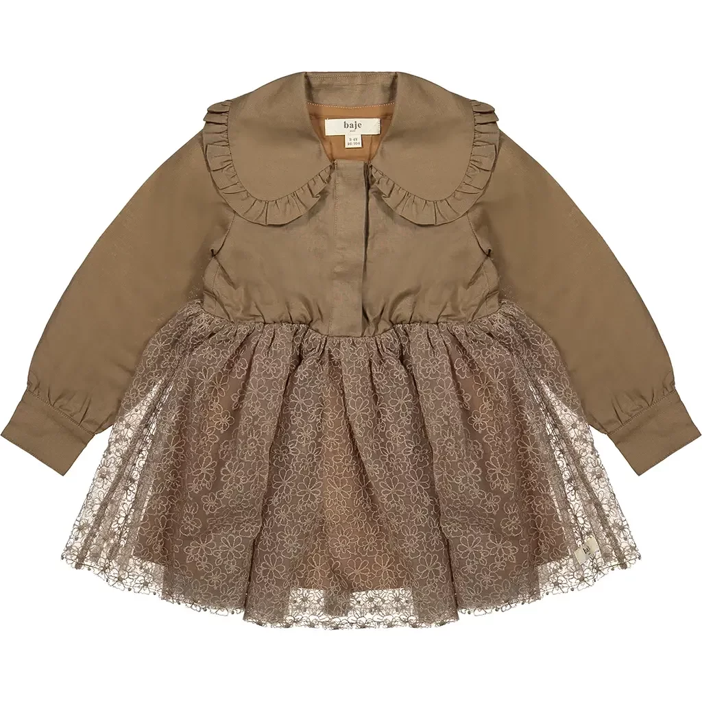 Jurk Bowil (brown cacao)