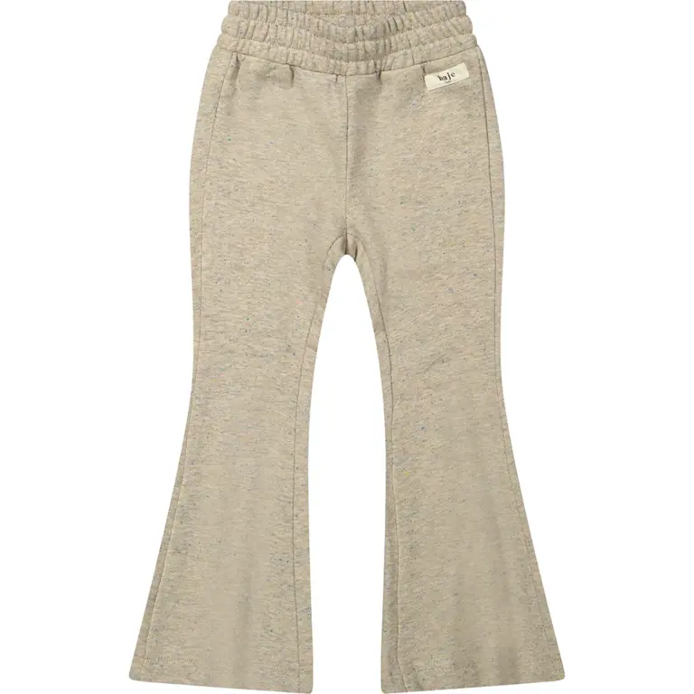 Broek flared Vouvry (sand melange multicolor)