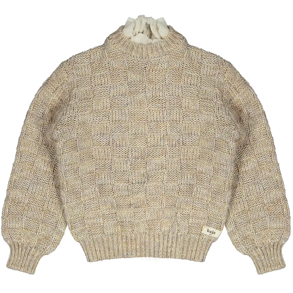 Trui Velan (sand melange multicolor)