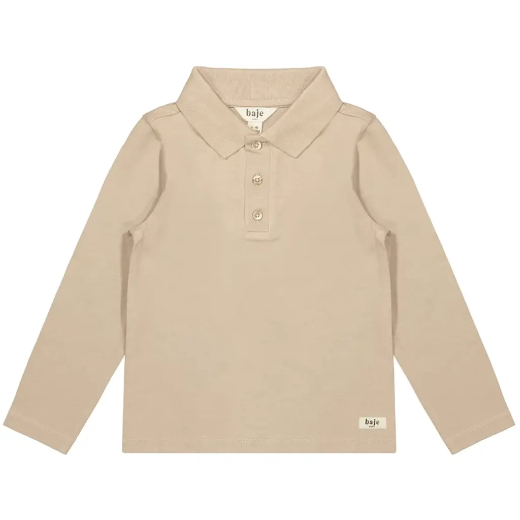Longsleeve Polo Broc (sand desert)