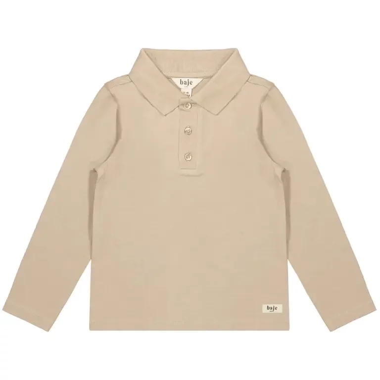 Longsleeve Polo Broc (sand desert)