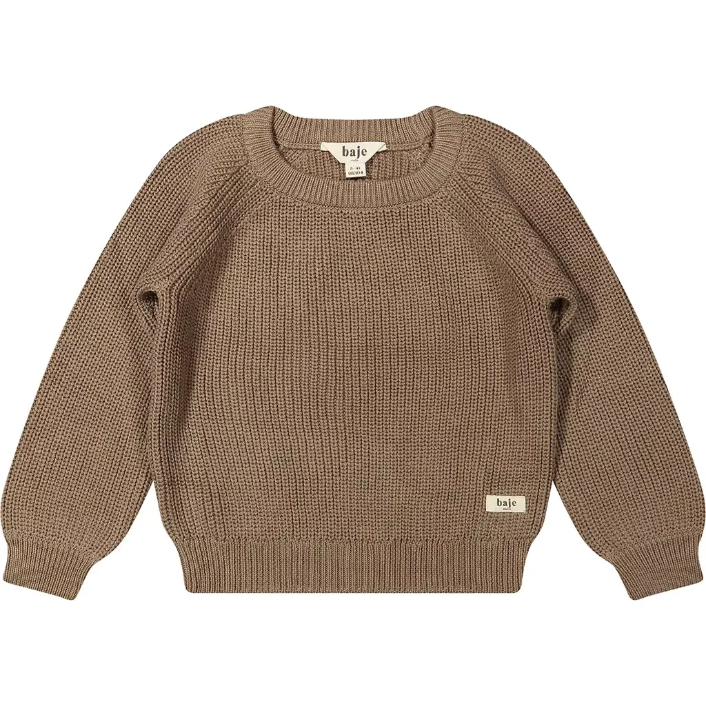 Gebreide trui Thun (brown cacao)