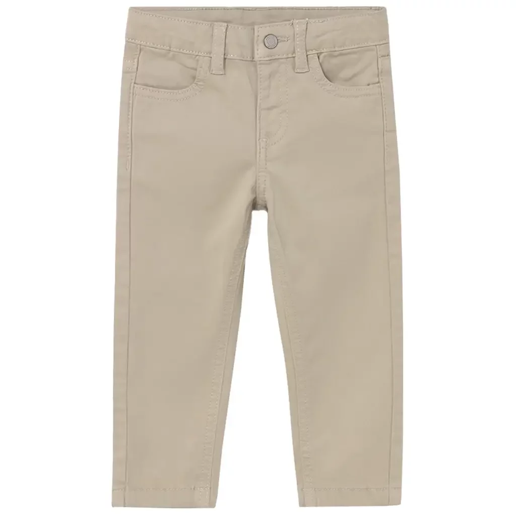 Broekje slim fit (chai)