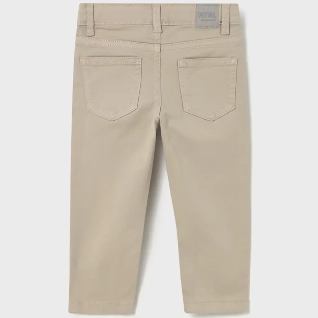 Broekje slim fit (chai)