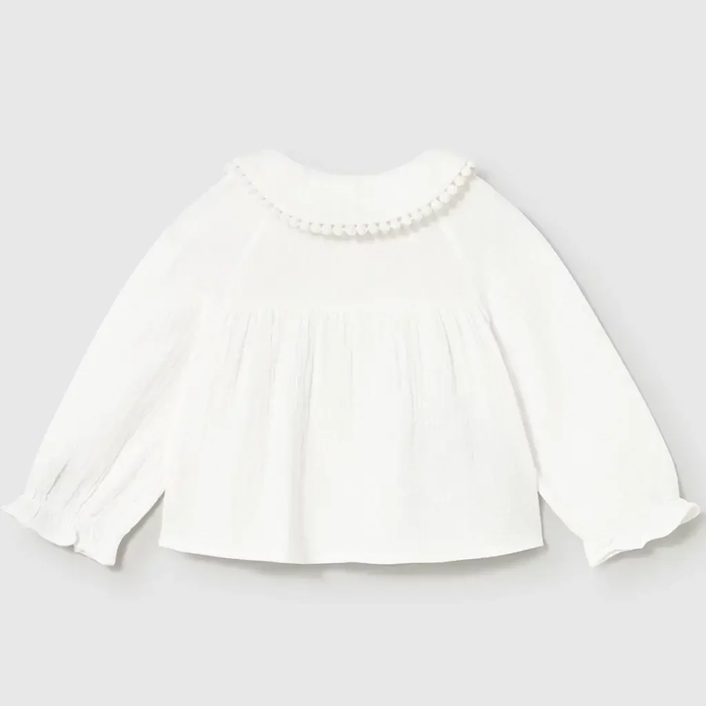 Blouse chiffon (cream)