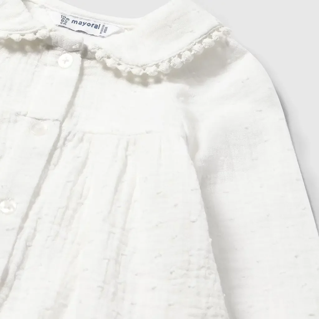 Blouse chiffon (cream)