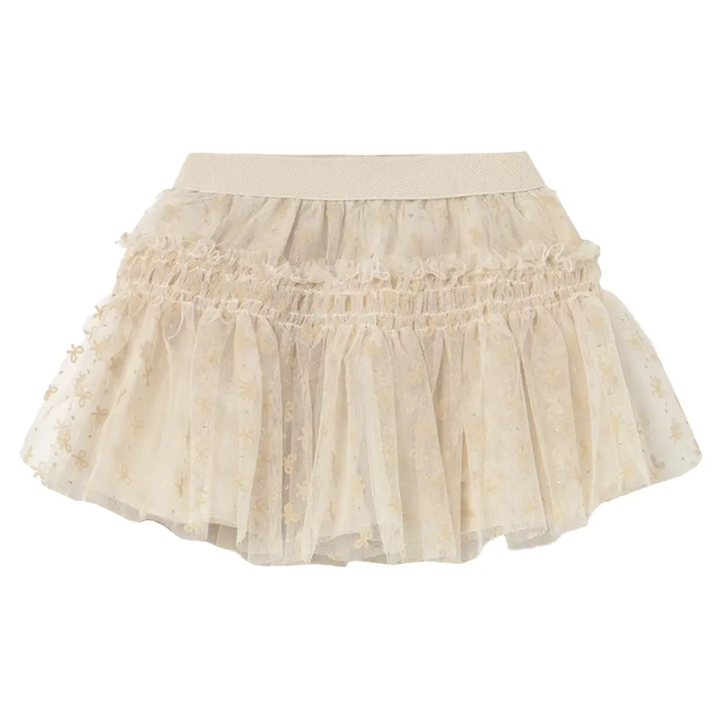 Rokje tulle (almond)