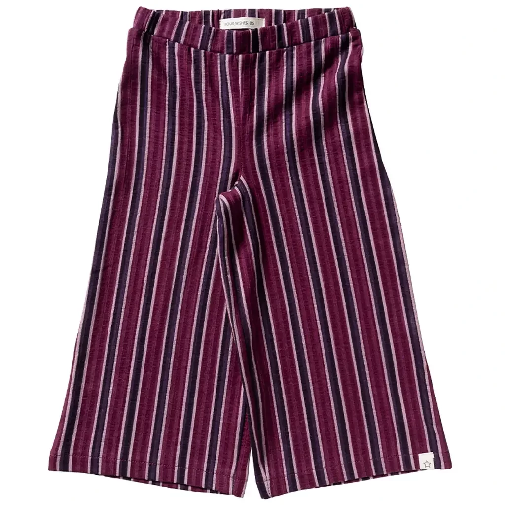 Broek stripes wide fit (multicolor)