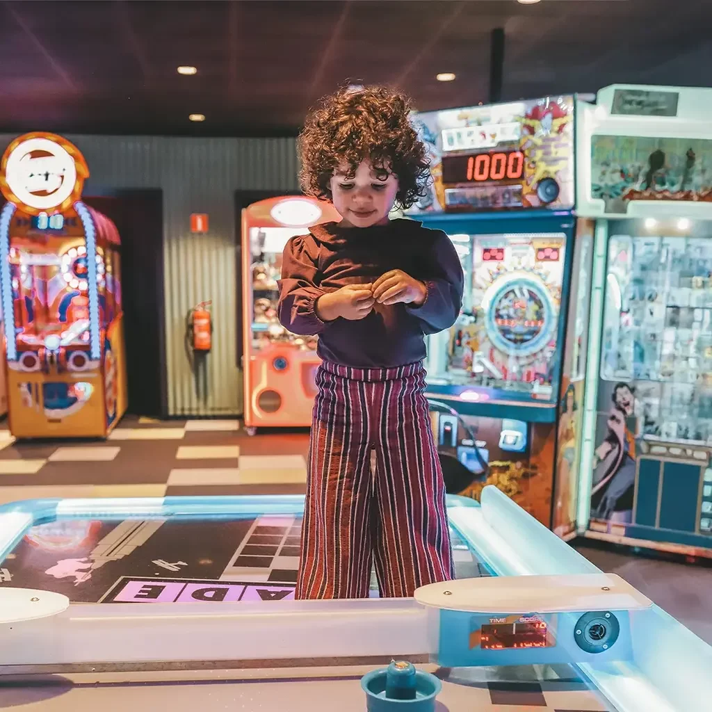 Broek stripes wide fit (multicolor)