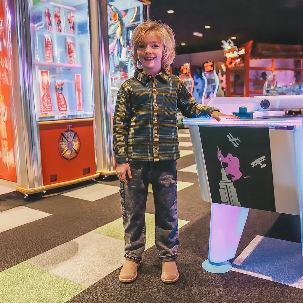 Overhemd waffle (olive branch)