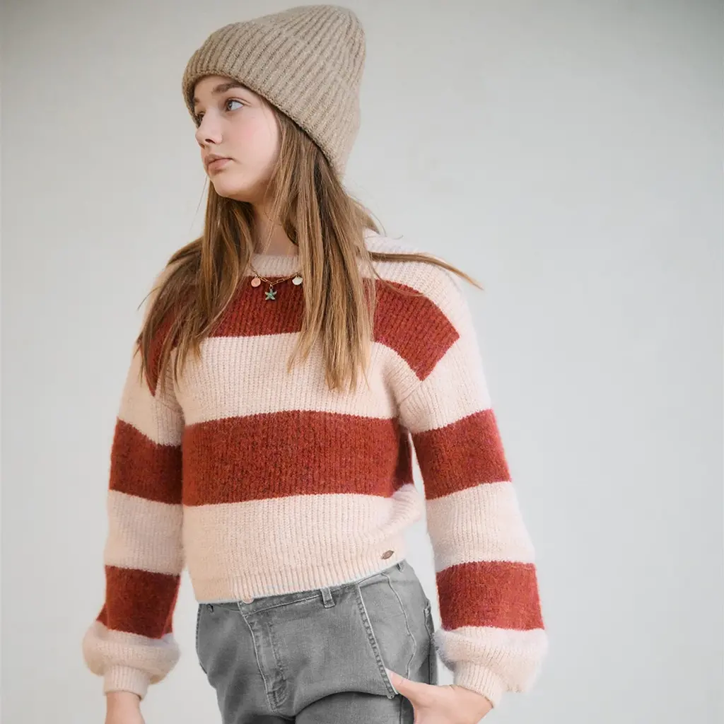 Gebreide trui Kate (ruby red)