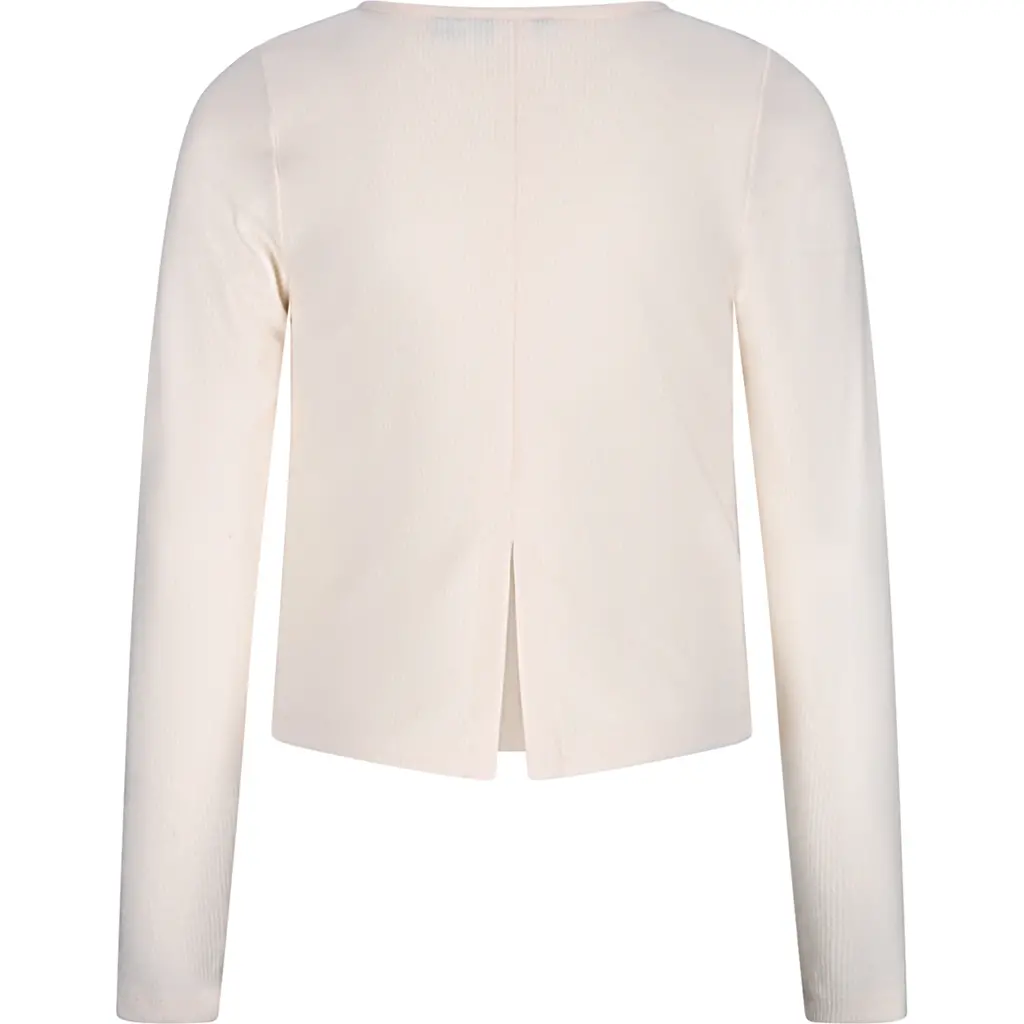 Longsleeve Kobra rib (pearled ivory)