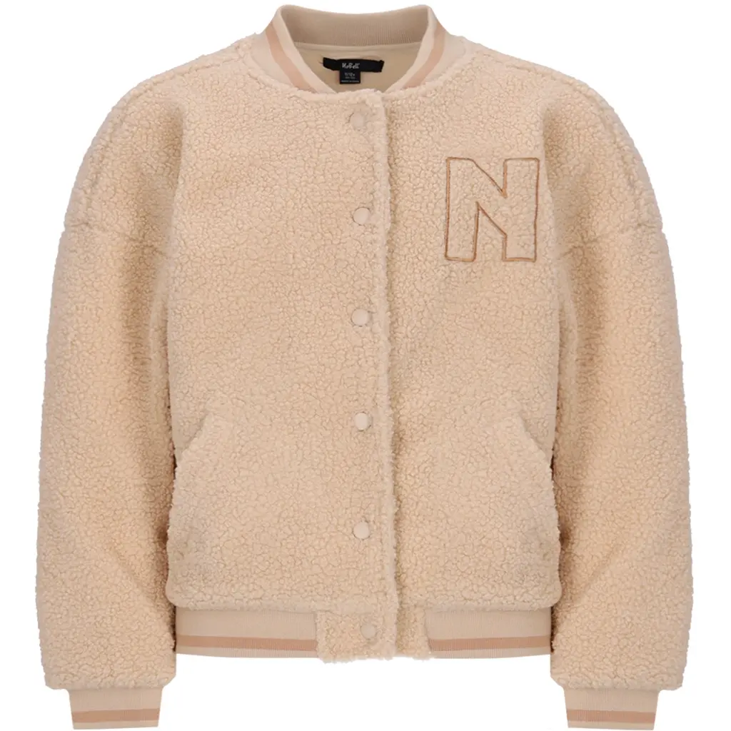 Vestje Darsy teddy (pearled ivory)