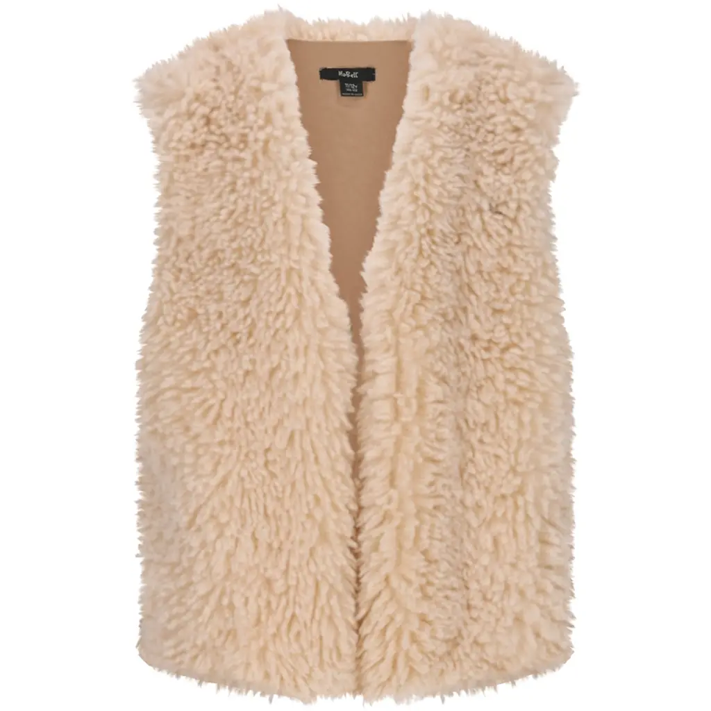 Gilet Kath teddy (pearled ivory)