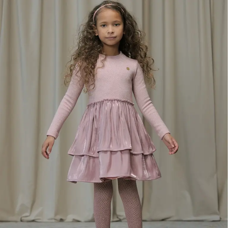 Jurk Simar glitter (sweet cerise)