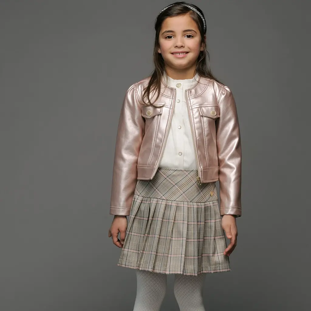 Jasje Amour fake leather (metallic blush)