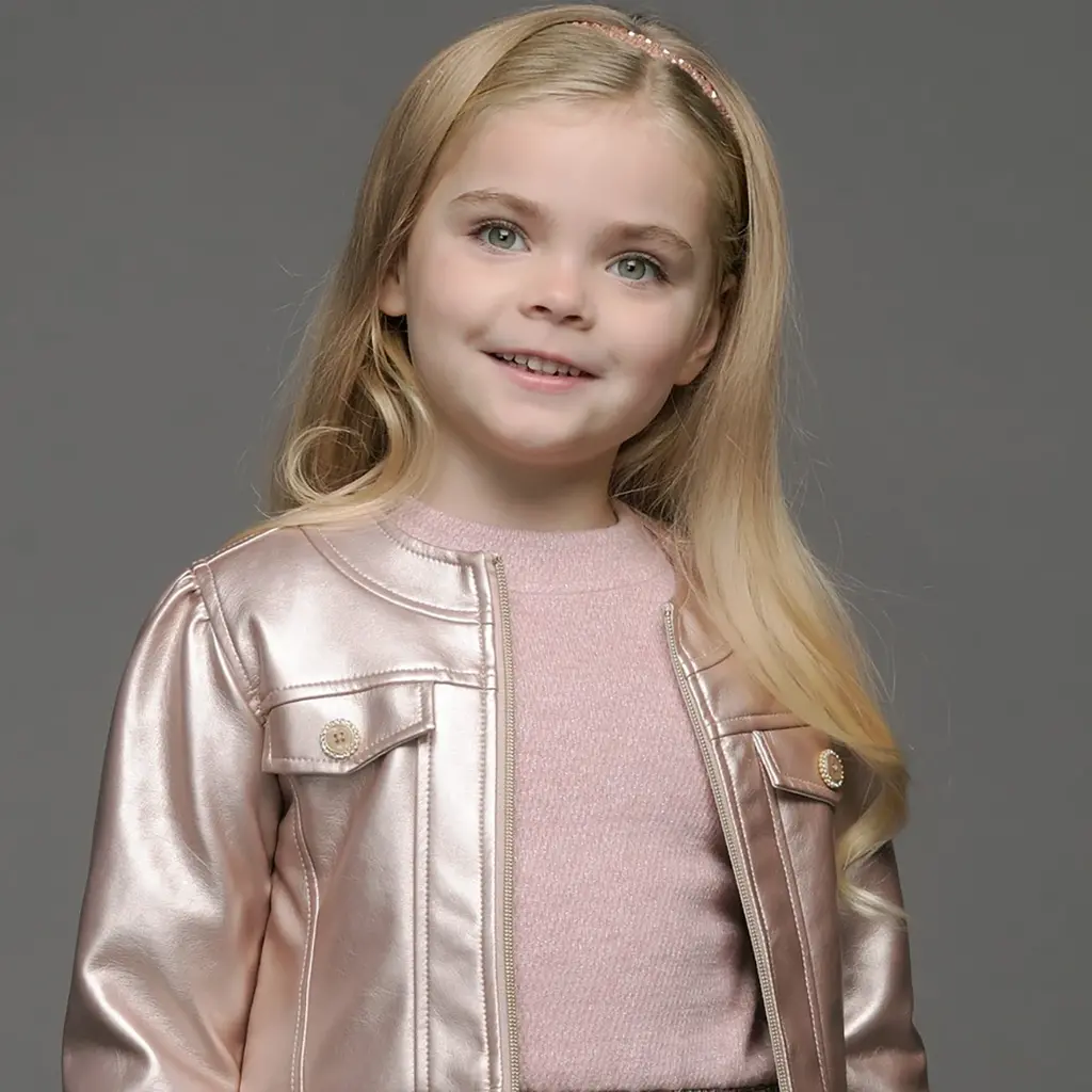 Jasje Amour fake leather (metallic blush)