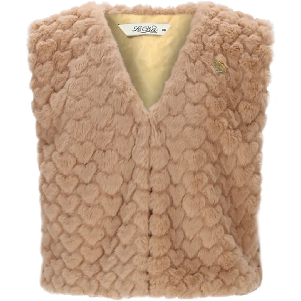 Gilet Eloisa furry hearts (hearts of gold)