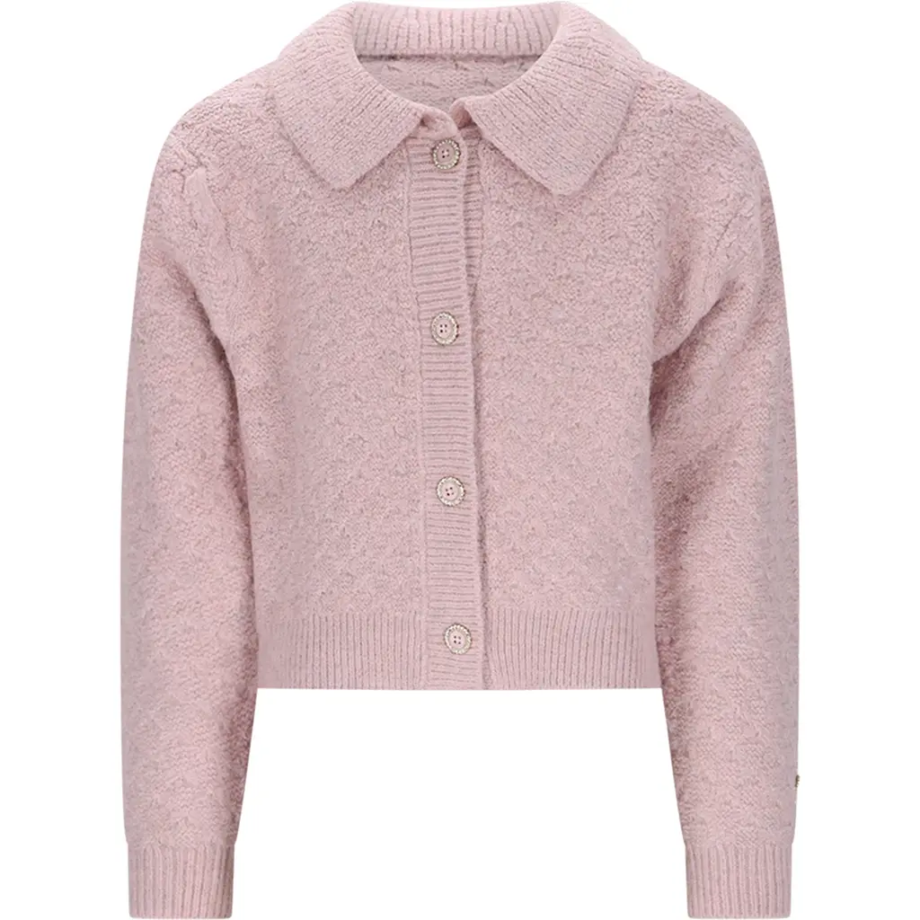 Gebreid vestje Omsky (sweet cerise)