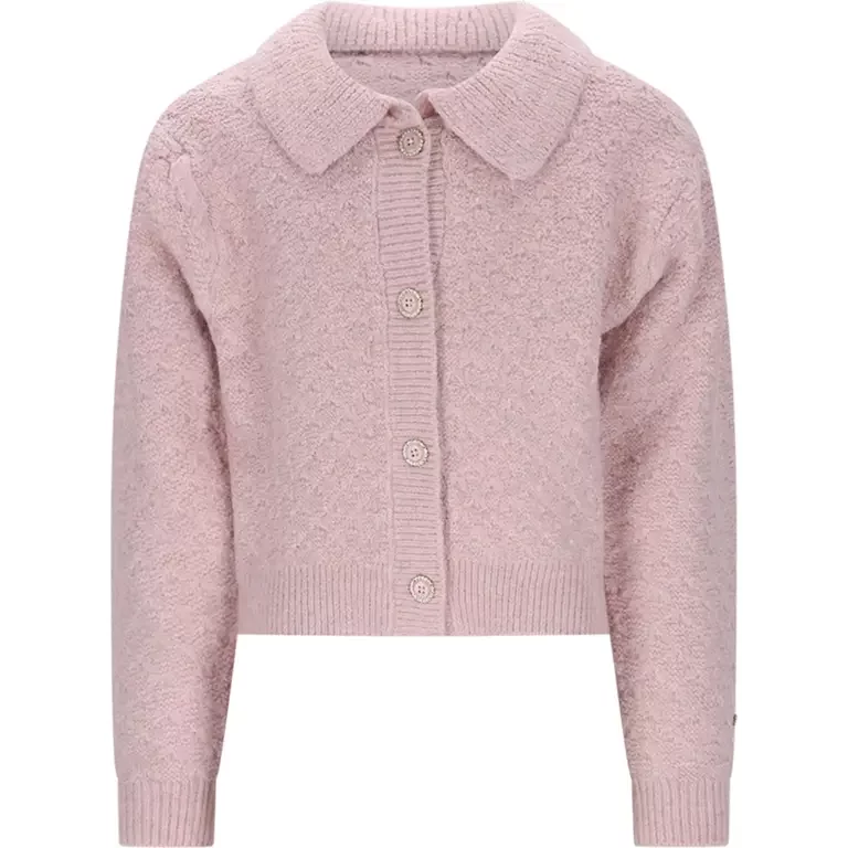 Gebreid vestje Omsky (sweet cerise)