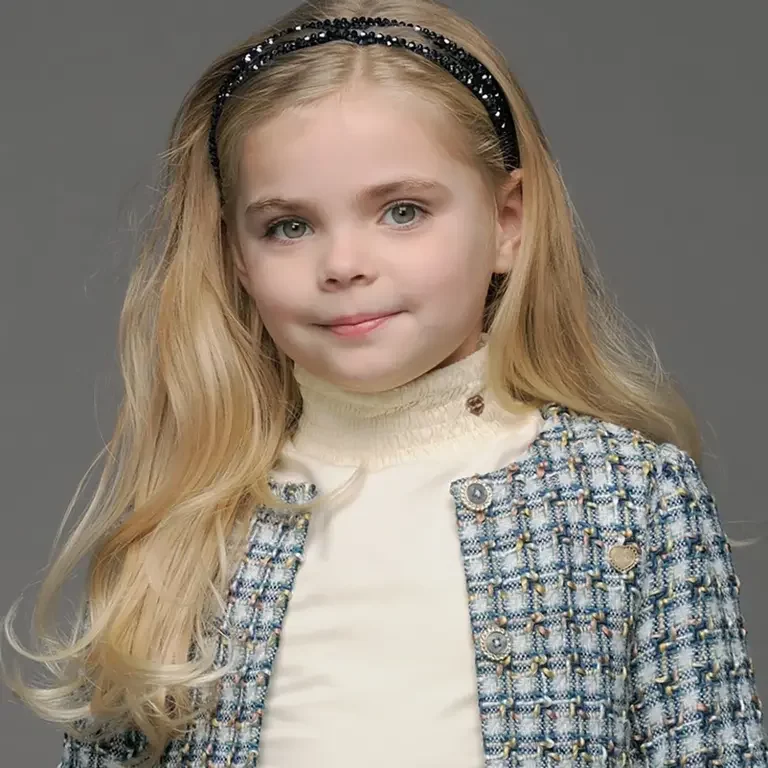 Diadeem/haarbandje Royal (in the navy)