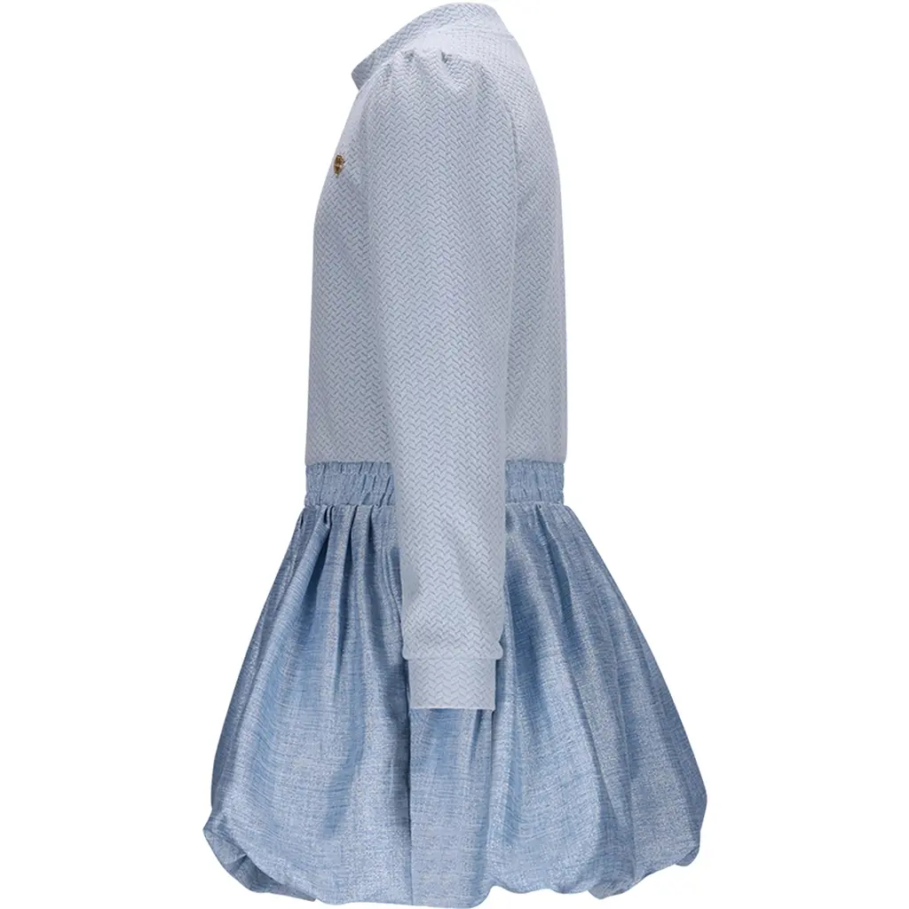 Jurk Salloon glitter (blue notes)