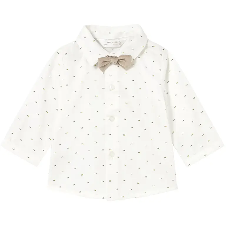 Overhemd met strikje (oil)