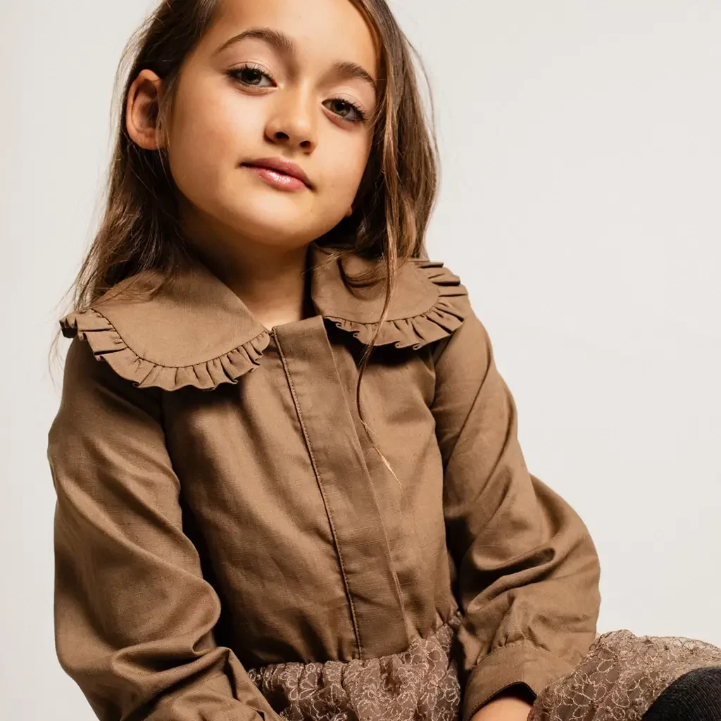 Jurk Bowil (brown cacao)