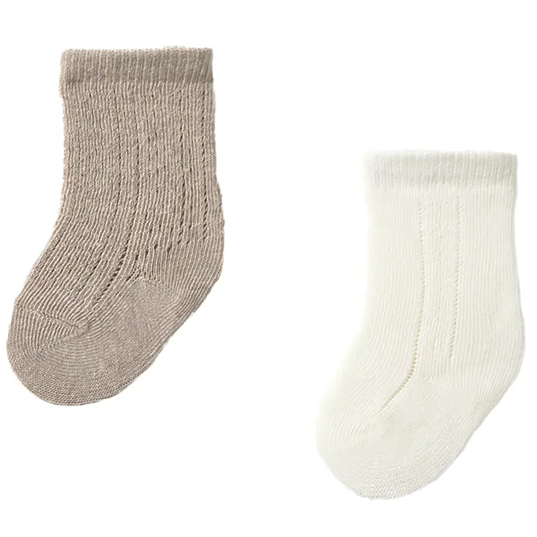 2 paar sokjes (light brown)