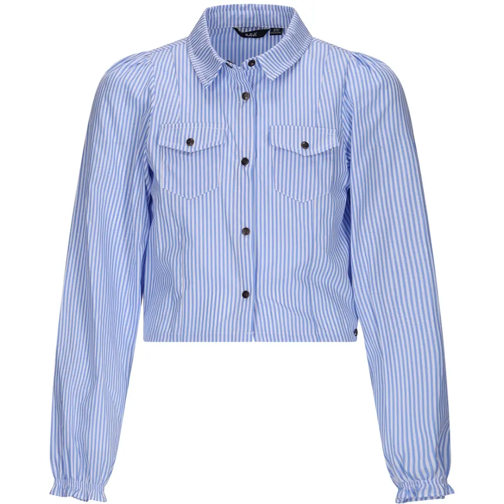 Blouse Tikky cropped (bright sky)