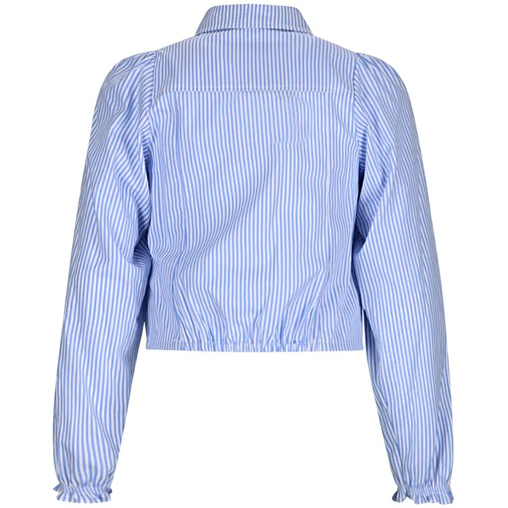 Blouse Tikky cropped (bright sky)