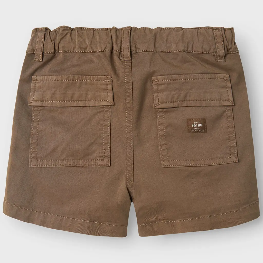 Korte broek twill Ryan (walnut)