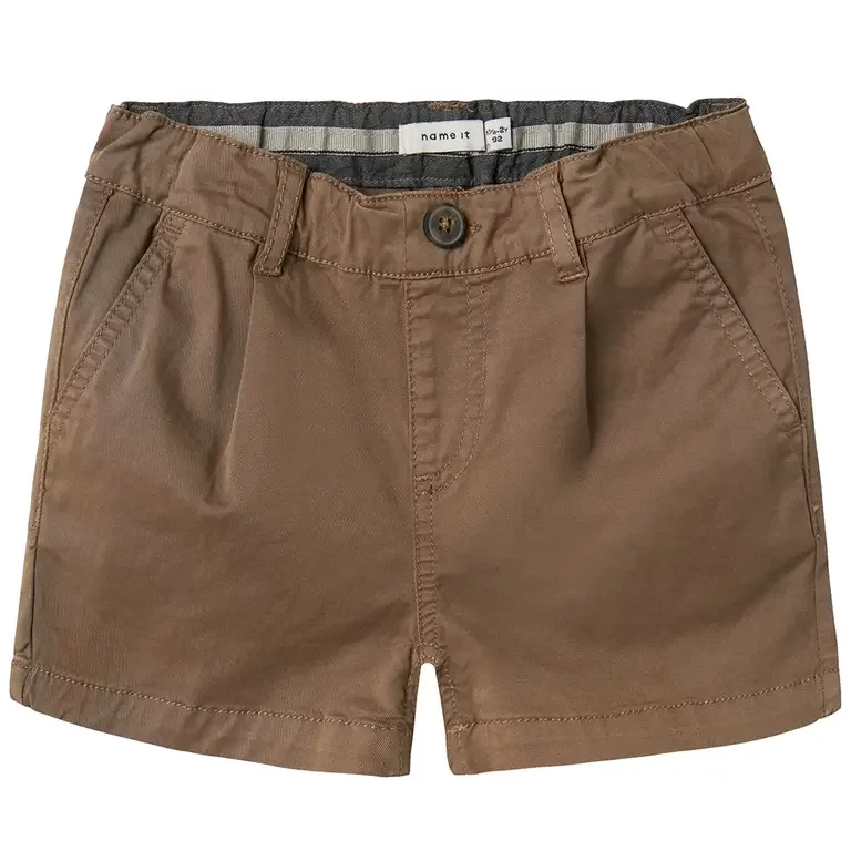 Korte broek twill Ryan (walnut)