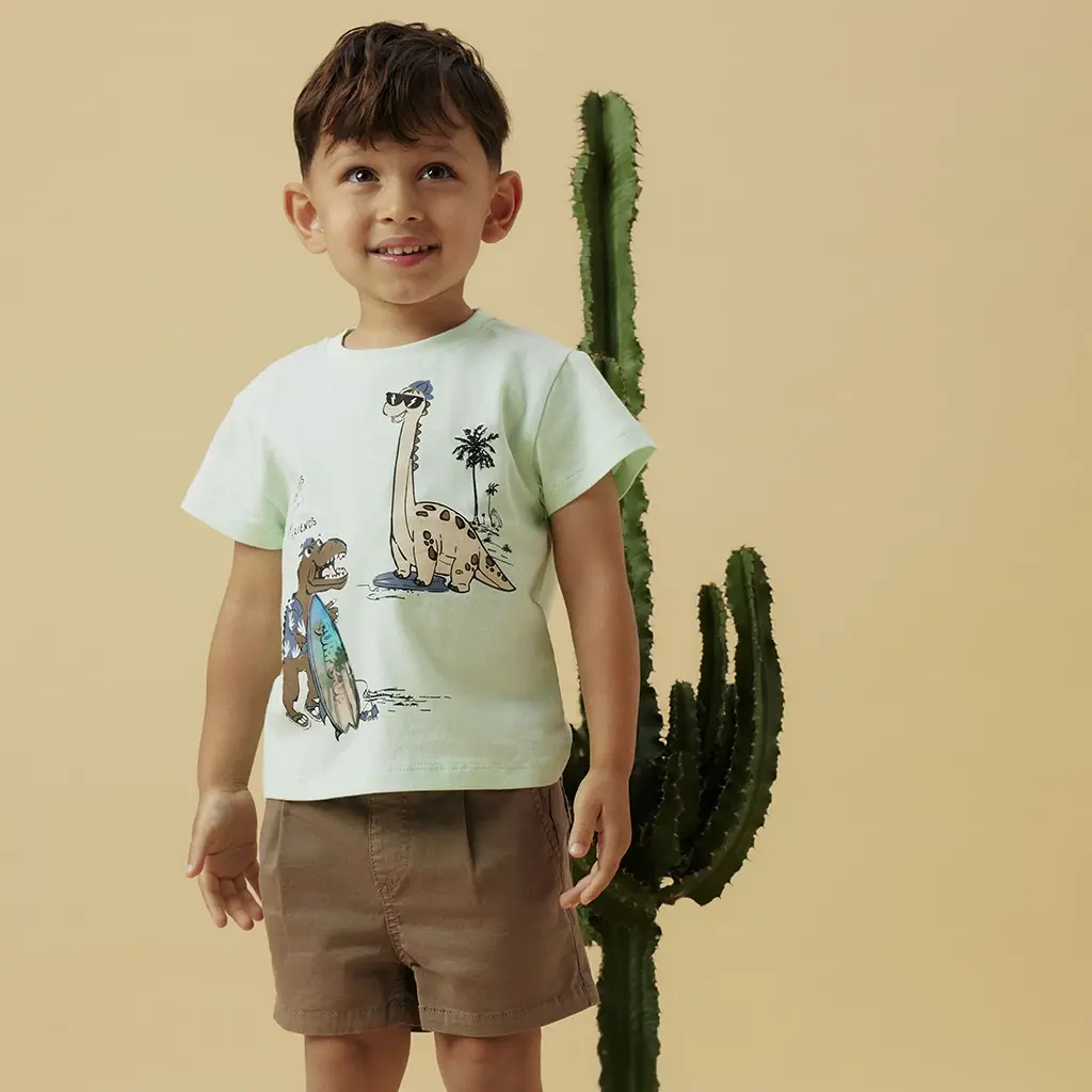 Korte broek twill Ryan (walnut)