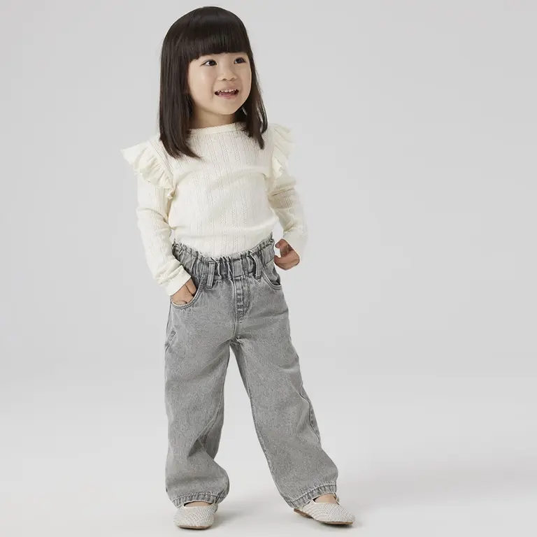 Jeans WIDE FIT Rose (light grey denim)