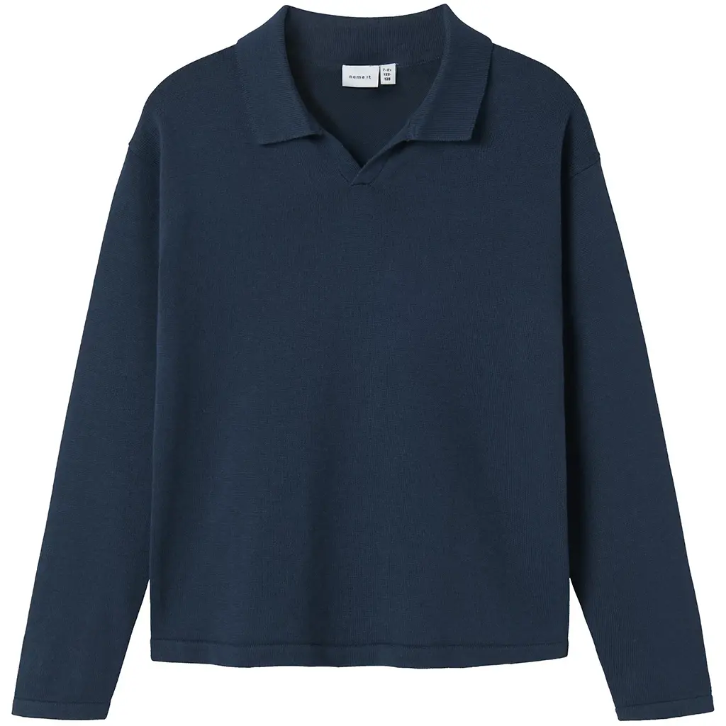 Gebreide polo Modelas (insignia blue)