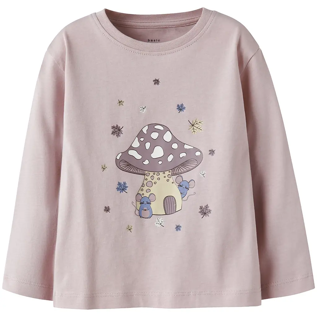 Longsleeve Veen (burnished lilac mushroom)
