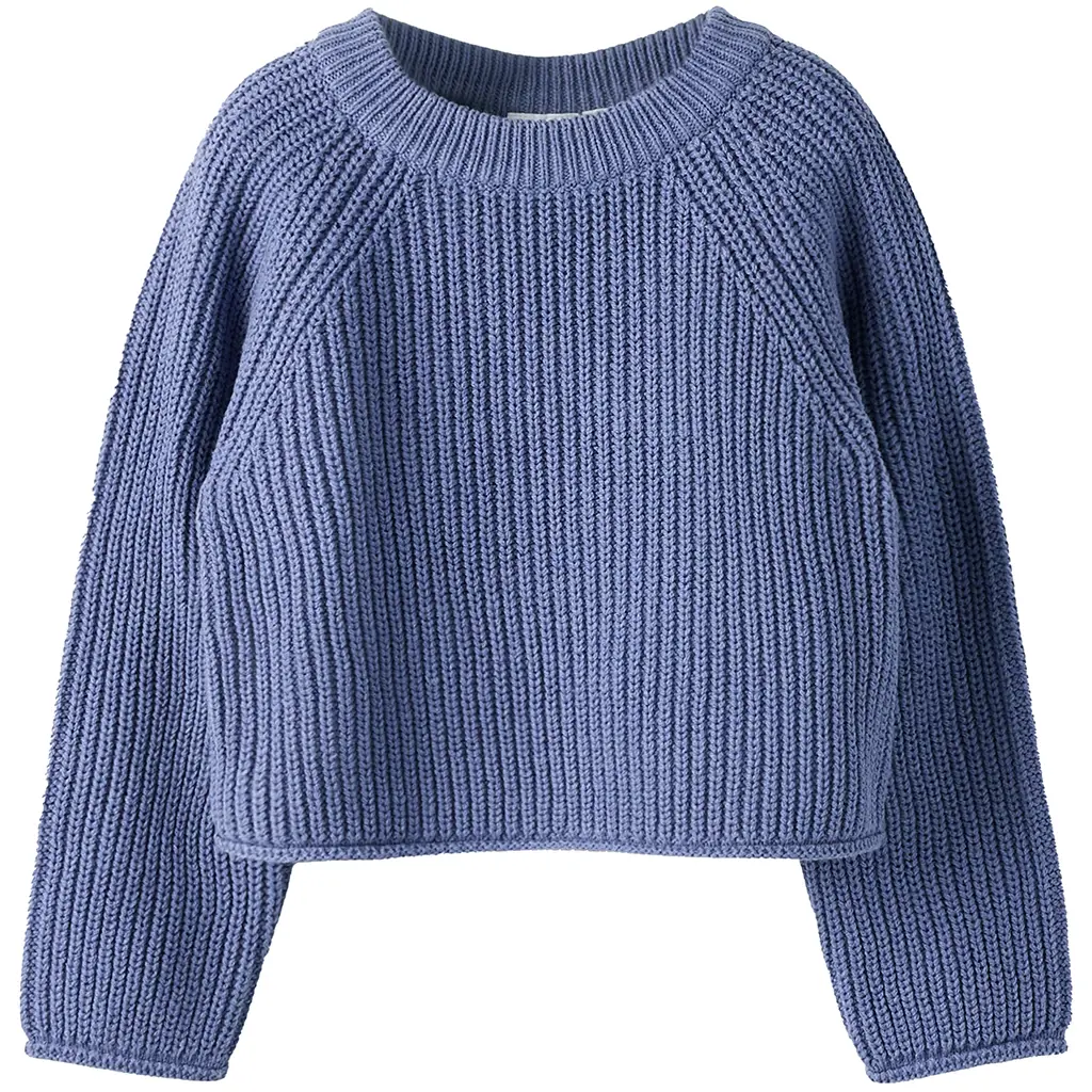 Gebreide trui Venja (blue ice)