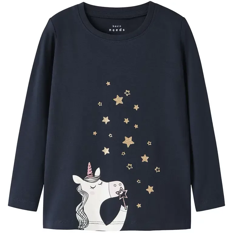 Longsleeve Vix (navy blazer star bubbles)
