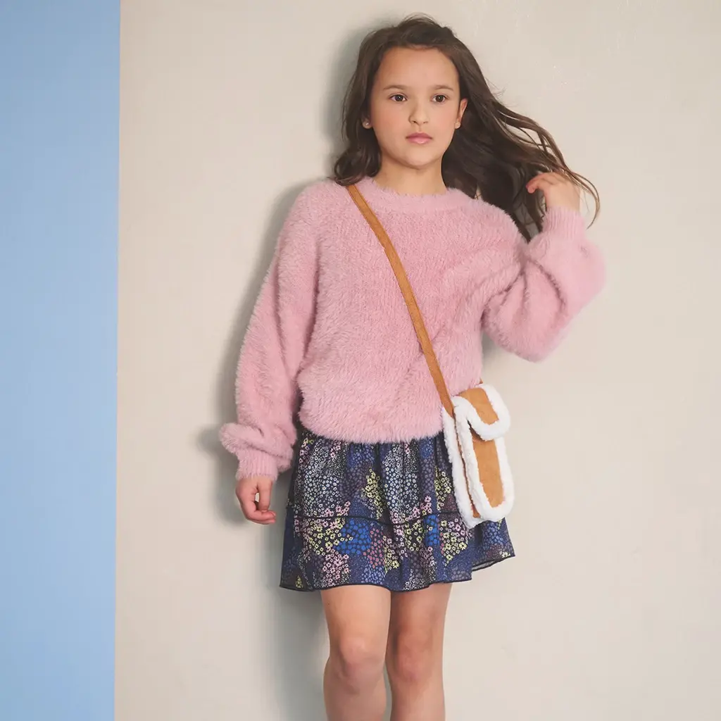 Zachte trui Kate (vintage rose)