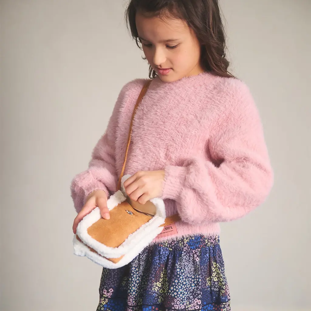 Zachte trui Kate (vintage rose)