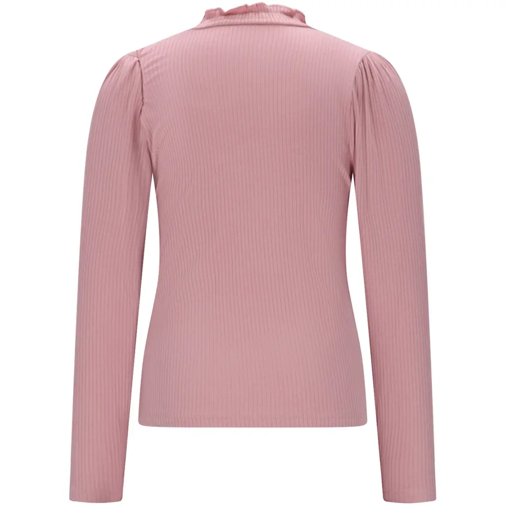 Longsleeve Koss rib (vintage rose)