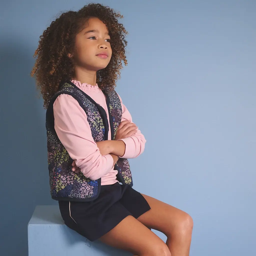 Longsleeve Koss rib (vintage rose)