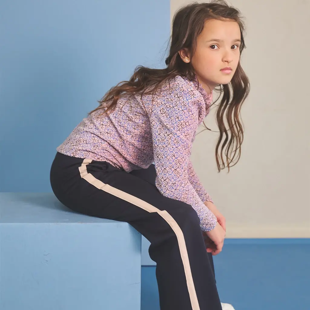 Broek Sayla interlock (navy blazer)